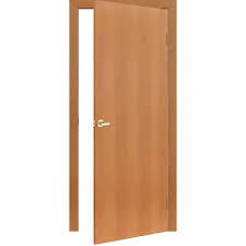 Полотно дверное глухое 80x200см, ламинация, цвет миланский орех