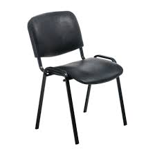 Офисный стул Изо каркас чёрный кожзам искусственная кожа