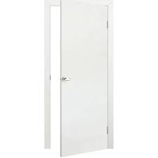 Полотно дверное глухое 60x200см, ламинация, цвет белый