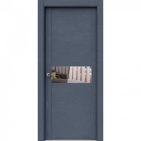 полотно дверное остеклённое Тренд 5,ПВХ 2000х800мм,Grey Soft