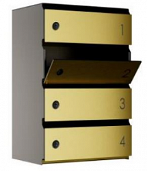 Без рамочный почтовый ящик HОGЕRBОХ TILЕ 
Материал: сталь 08 пс с порошковой покраской по RAL
Габаритные размеры: 110х340х215мм (ВхШхГ), отверстие под почту 20 мм, дверца 90 мм