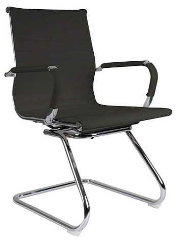 Кресло Riva Chair Hugo 6002-3EC Черная экокожа