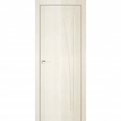 Дверь межкомнатная Белеза глухая финиш-бумага ламинация цвет тернер белый 80х200 см