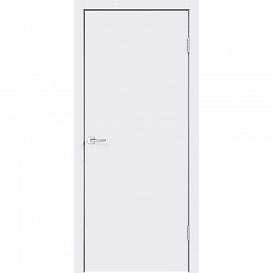 Дверь межкомнатная Smart 945х2050 мм окрашенная белая глухая с притвором