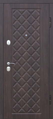 Дверь входная Kamelot Винорит Беленый дуб 2050х860 (левая)