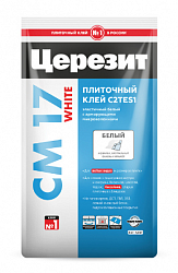 Церезит CM 17 White белый клей для плитки и камня (5 кг)