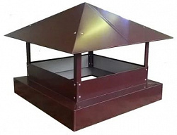 Дымник на трубу дымохода t= 0,5 мм 680х2300 с комплектом крепления 