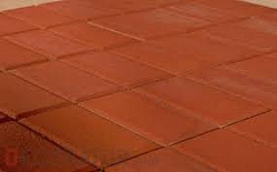 Тротуарная плитка Прямоугольник, Красный, h=60 мм, двухслойная